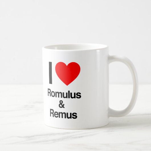Mug j'aime romulus et remus (Droite)
