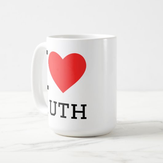 Mug J'aime ruth (Devant gauche)