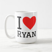 Mug J'aime ryan (Gauche)