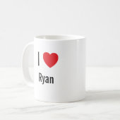 Mug J'aime Ryan (Devant gauche)