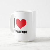 Mug J'aime Sacramento (Devant gauche)