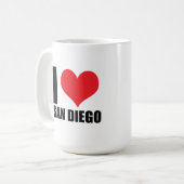 Mug J'aime San Diego (Devant gauche)