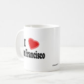 Mug J'aime San Francisco (Devant gauche)