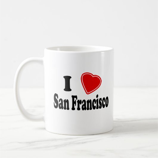 Mug J'aime San Francisco (Gauche)