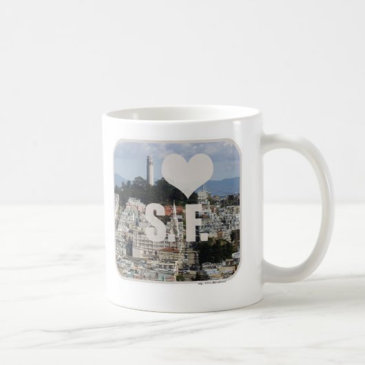 Mug J'aime San Francisco (Droite)