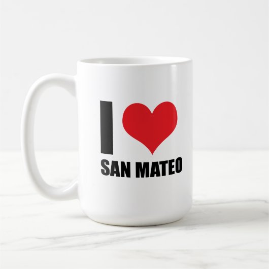 Mug J'aime San Mateo (Gauche)