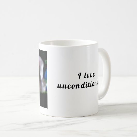 Mug J'Aime Sans Condition (Devant droit)