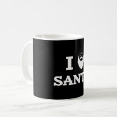 Mug J'aime Santa (Devant gauche)