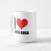 Mug J'aime Santa Rosa (Devant gauche)
