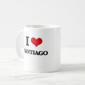 Mug J'aime Santiago (Devant gauche)