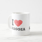 Mug J'aime Saragosse (Devant gauche)