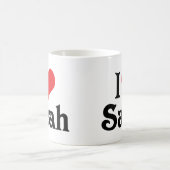 Mug J'aime Sarah (Centre)