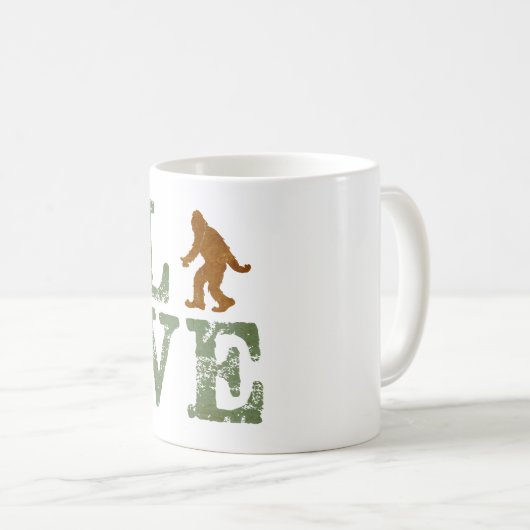 Mug J'aime Sasquatch (Devant droit)