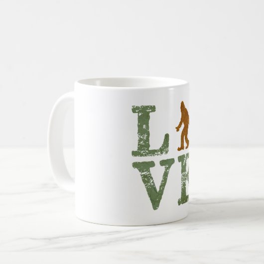 Mug J'aime Sasquatch (Devant gauche)