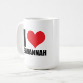 Mug J'aime Savannah (Devant gauche)