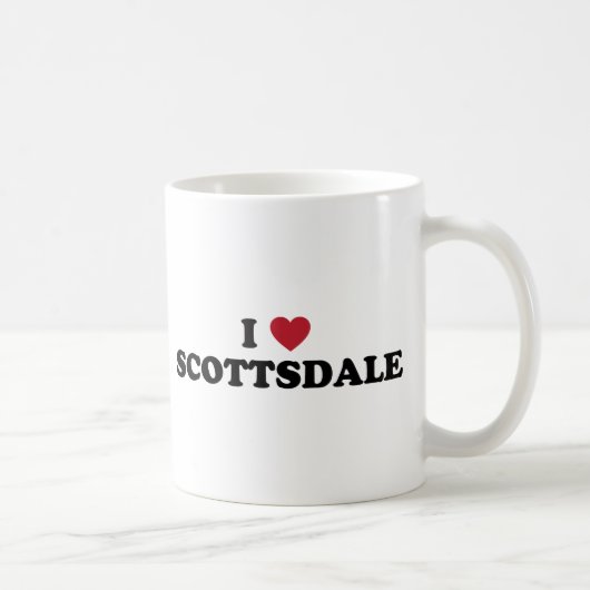 Mug J'aime Scottsdale Arizona (Droite)