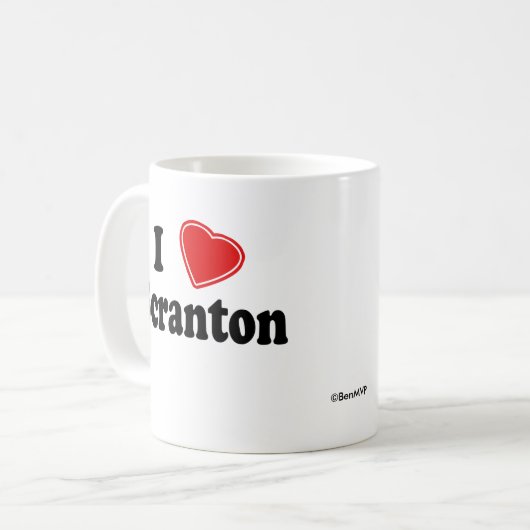 Mug J'aime Scranton (Devant gauche)