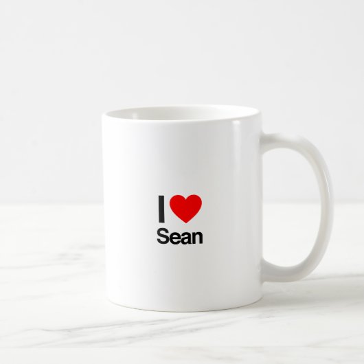 Mug j'aime sean (Droite)