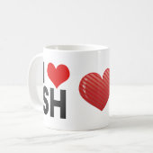 Mug J'aime SH (Devant gauche)