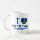 Mug J'aime Shartlesville, PA (Gauche)