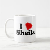Mug J'aime Sheila (Gauche)
