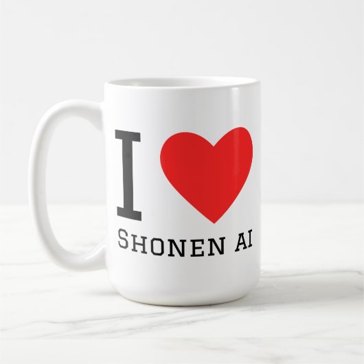 Mug J'aime shonen ai (Gauche)