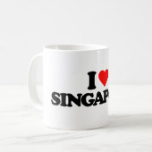 MUG J'AIME SINGAPOUR (Devant gauche)