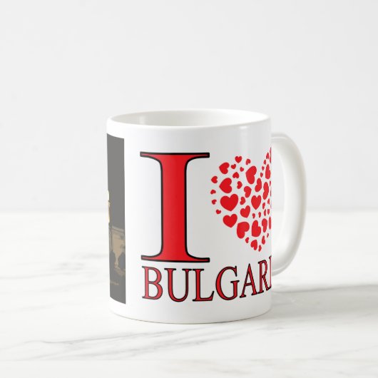 Mug J'Aime Sofia Visiter la Bulgarie (Devant droit)