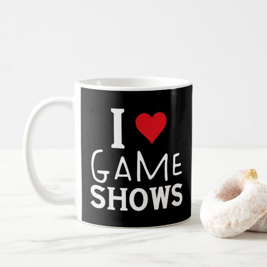 Mug J'Aime Spectacles De Jeu, Drôle Disant Jeu Spectac (Avec donut)