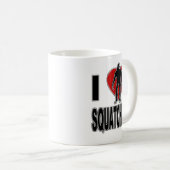 Mug J'aime Squatchin ! (Devant droit)