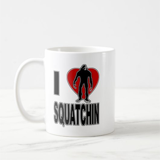 Mug J'aime Squatchin ! (Gauche)