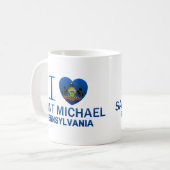 Mug J'aime St Michael, PA (Devant gauche)
