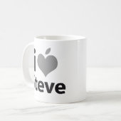 Mug J'aime Steve (Devant gauche)