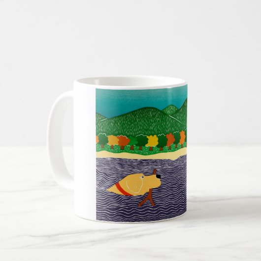 Mug J'aime Sticks-Autumn Stephen Huneck (Devant gauche)