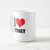 Mug J'aime Sydney (Devant gauche)