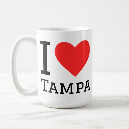 Mug J'aime Tampa (Gauche)