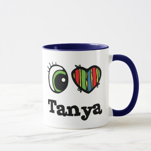 Mug J'aime Tanya (Droite)