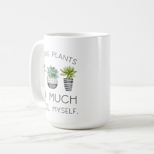 Mug J'aime tellement les plantes (Devant gauche)
