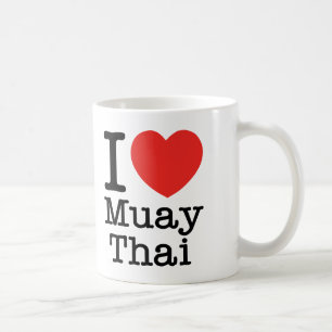 Mug J'aime thaïlandais de Muay