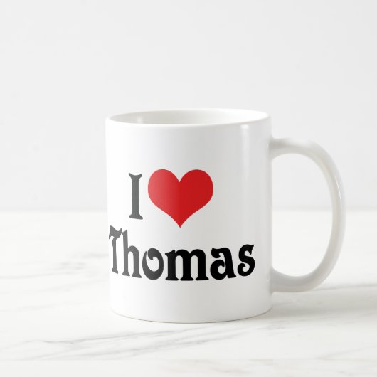 Mug J'aime Thomas (Droite)