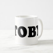 MUG J'AIME TOBY (Devant droit)