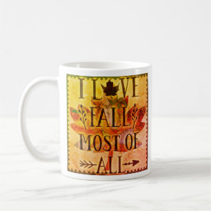 Mug J'Aime Tomber La Plupart De Toutes Les Feuilles D'