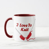 Mug J'aime tricoter (Gauche)