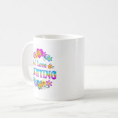 Mug J'aime tricoter (Devant gauche)