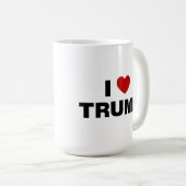 Mug J'aime Trump (Devant droit)