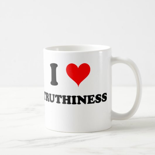 Mug J'aime Truthiness (Droite)