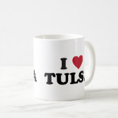 Mug J'aime Tulsa l'Oklahoma (Devant droit)