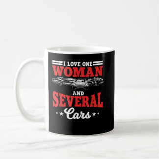 Mug J'aime une femme et plusieurs voitures Mécanicien