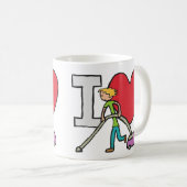 Mug J'Aime Vacuumer (Devant droit)