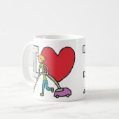 Mug J'Aime Vacuumer (Devant gauche)